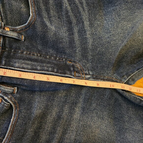 Point Sur Hightower Straight 10" Jeans Size 27 EUC Dark Blue - Picture 10 of 11